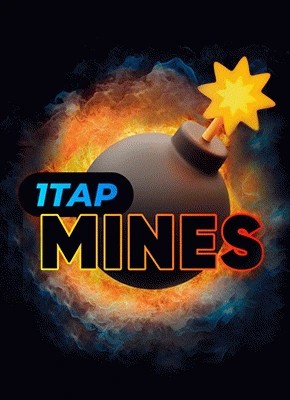 1Tap Mines slot logo by Turbo Games at Nine Casino