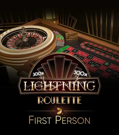 Play the First Person Lightning Roulette slot by Evolution on Nine Casino