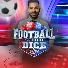 Football Studio Dice online game logo by Evolution on ninecasino.com.gr