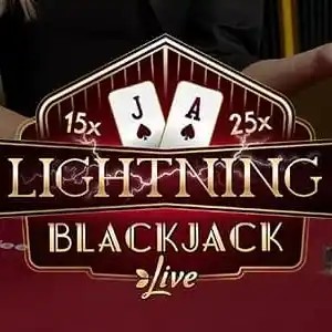 Lightning Blackjack logo by Evolution Nine Casino