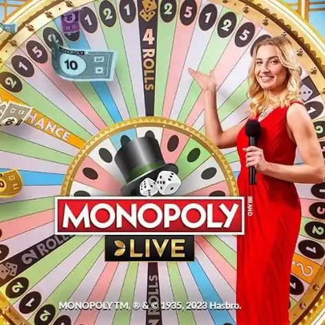 Monopoly Live logo by Evolution Nine Casino