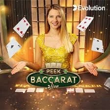 Peek Baccarat game by Evolution – logo hosted on Nine Casino